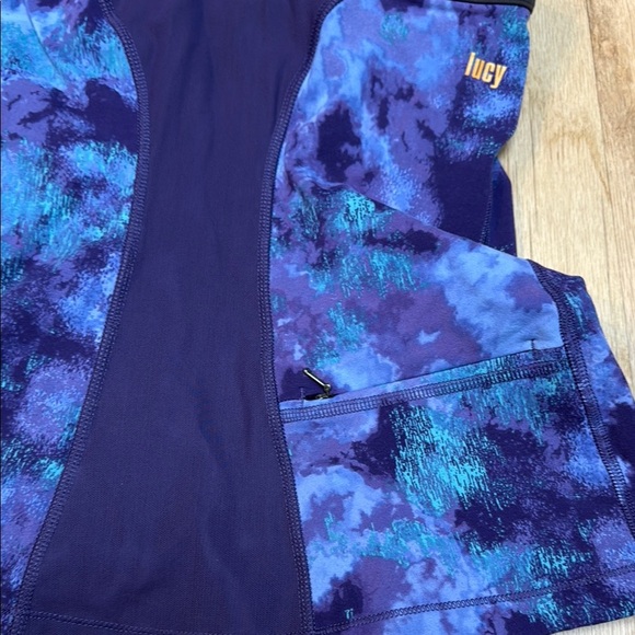 Lucy Athletic Tank Purple Watercolor - Picture 5 of 6